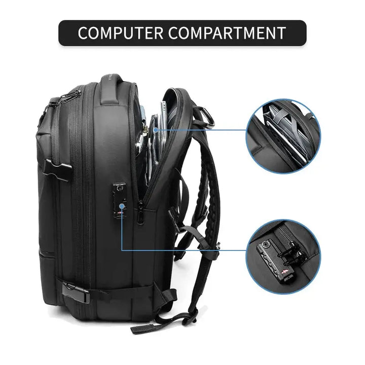 Vacuum Compression Travel Backpack 60L Norevion