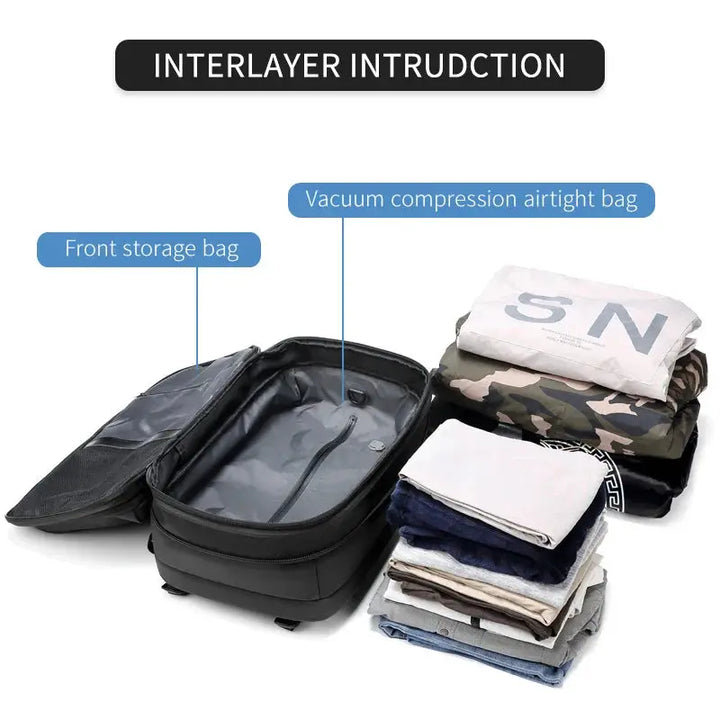 Vacuum Compression Travel Backpack 60L Norevion