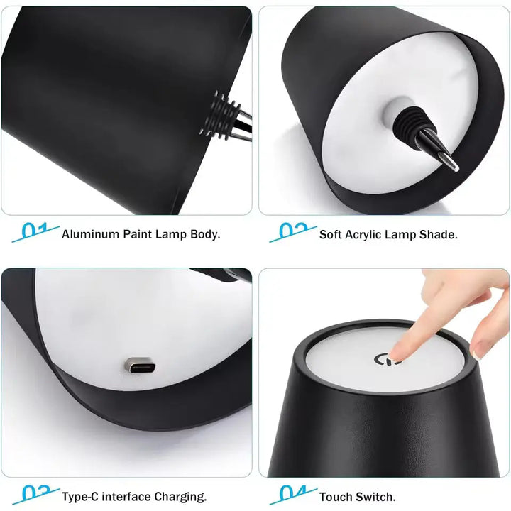 Bottle Table LED Lamp Norevion