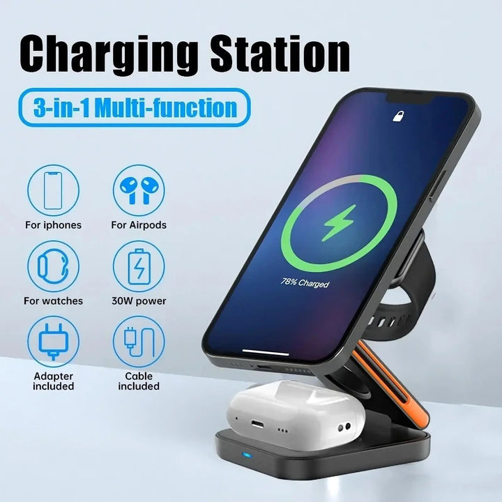3 in 1 Foldable Charging Station Norevion